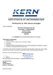 Certificate KERN